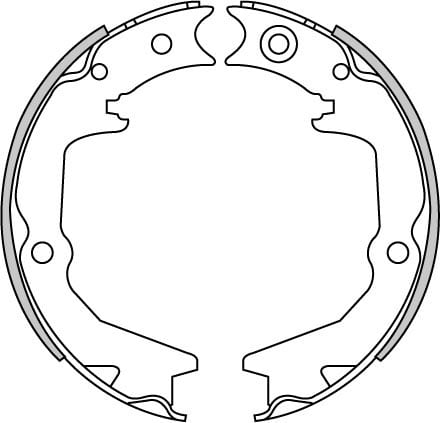 HAND BRAKE SHOES SET (4)