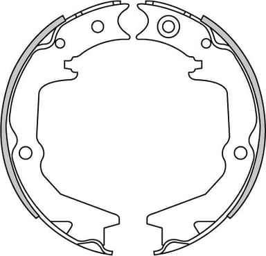HAND BRAKE SHOES SET (4)