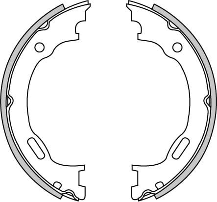 HAND BRAKE SHOES SET (4)