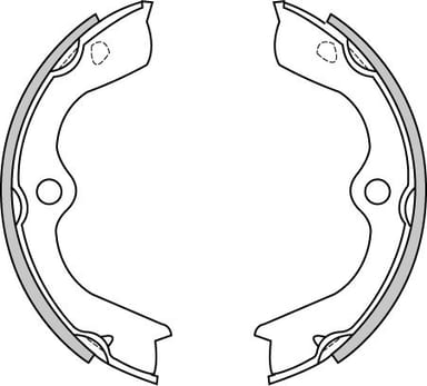 HAND BRAKE SHOES SET (4)