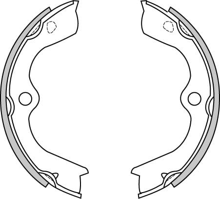 HAND BRAKE SHOES SET (4)