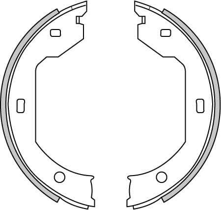 HAND BRAKE SHOES SET (4)