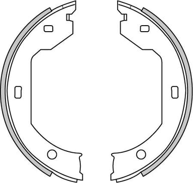 HAND BRAKE SHOES SET (4)
