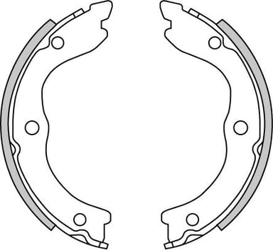 HAND BRAKE SHOES SET (4)