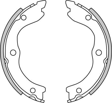 HAND BRAKE SHOES SET (4)