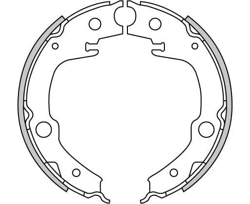HAND BRAKE SHOES SET (4)