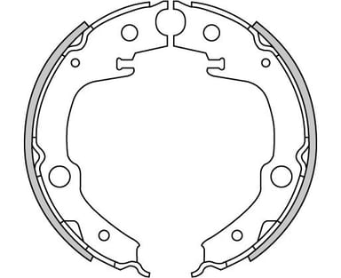HAND BRAKE SHOES SET (4)