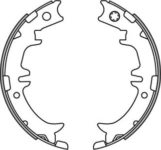 HAND BRAKE SHOES SET (4)
