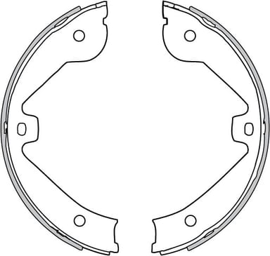 HAND BRAKE SHOES SET (4)