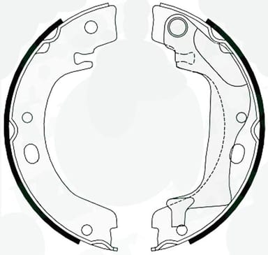HAND BRAKE SHOES (4)