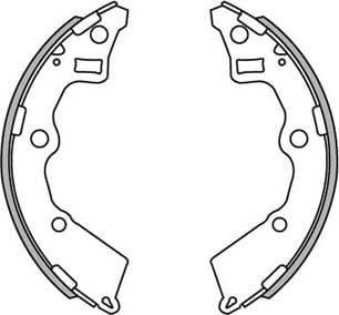 BRAKE SHOE AXLE SET (4)