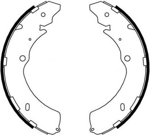 BRAKE SHOE AXLE SET (4)