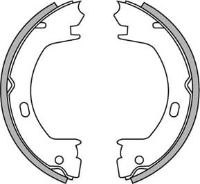 HANDBRAKE SHOE SET (4)