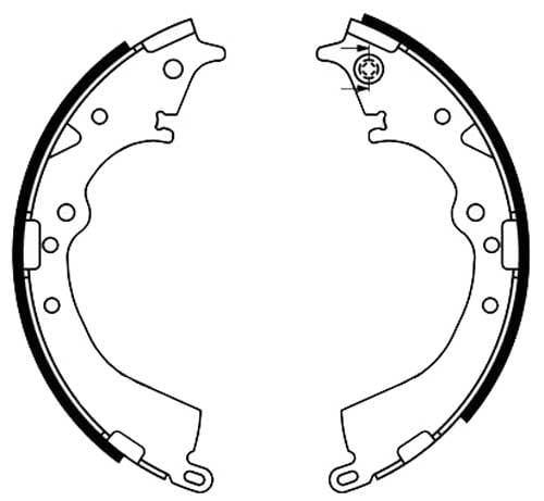 BRAKE SHOE AXLE SET (4)