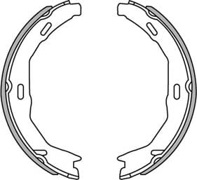 HANDBRAKE SHOES SET (4)