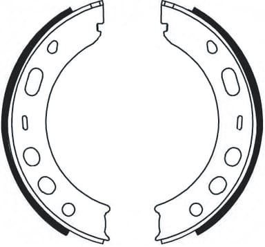 HANDBRAKE SHOE SET (4)