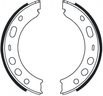 HANDBRAKE SHOE SET (4)