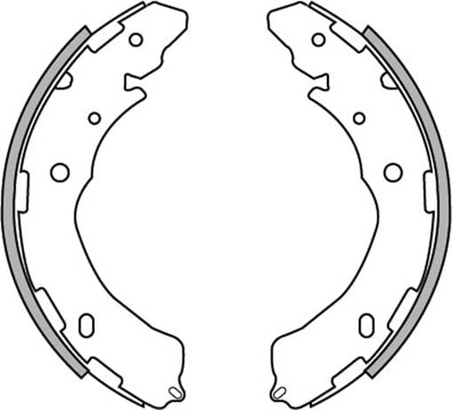 BRAKE SHOE AXLE SET (4)