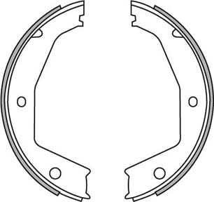 HANDBRAKE SHOE AXLE (4)