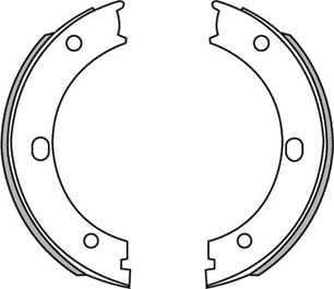 HANDBRAKE SHOE SET (4)