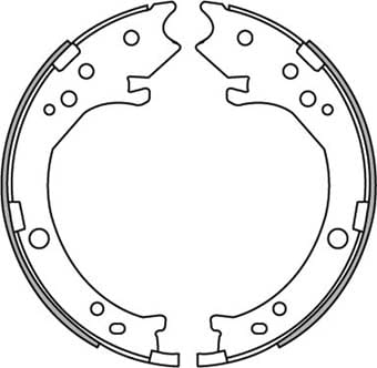 HANDBRAKE SHOE SET (4)