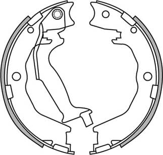 HANDBRAKE SHOE SET (4)