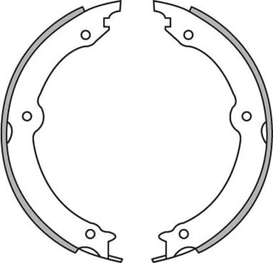 HANDBRAKE SHOE SET (4)