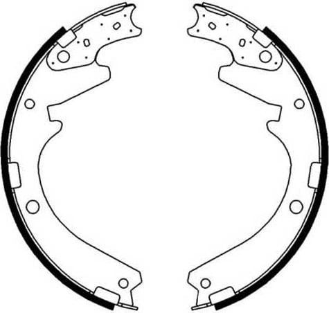 BRAKE SHOE AXLE SET (4)