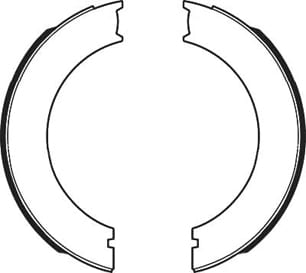 BRAKE SHOE AXLE SET (4)
