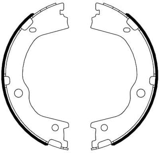 HANDBRAKE SHOE SET (4)