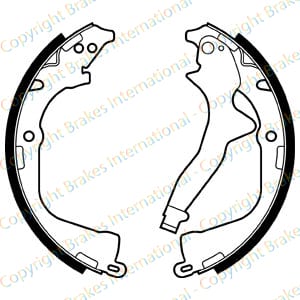 BRAKE SHOE AXLE SET (4)
