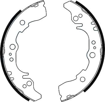 BRAKE SHOE AXLE SET (4)