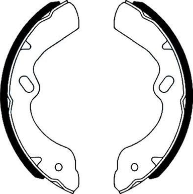 BRAKE SHOE AXLE SET (4)