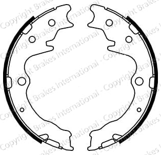 HANDBRAKE SHOE SET (4)