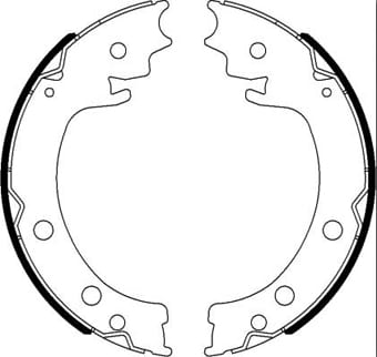 HANDBRAKE SHOE SET