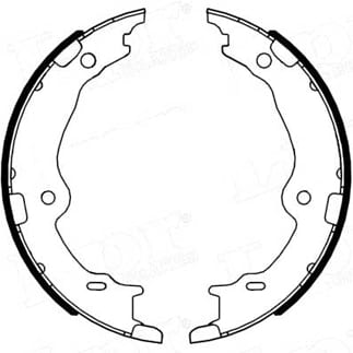 HANDBRAKE SHOE SET