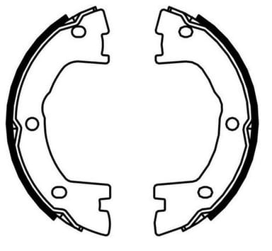 HANDBRAKE SHOE SET (4)
