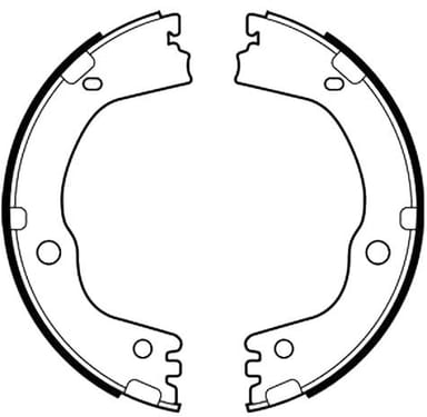 HANDBRAKE SHOE SET (4)