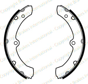BRAKE SHOE AXLE SET (4)