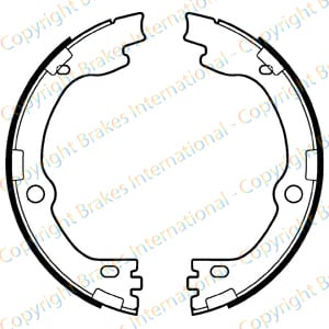 BRAKE SHOE AXLE SET (4)