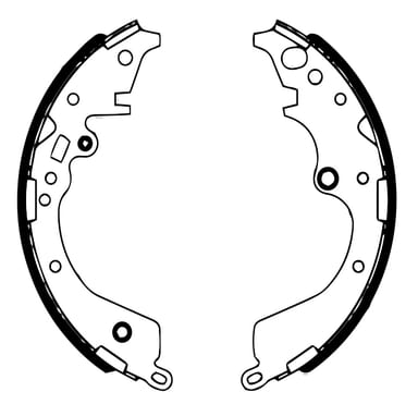 BRAKE SHOE AXLE SET (4)