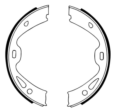 HANDBRAKE SHOE SET (4)