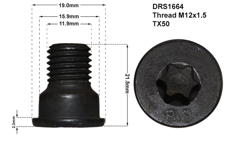 DISC RETAINING SCREW
