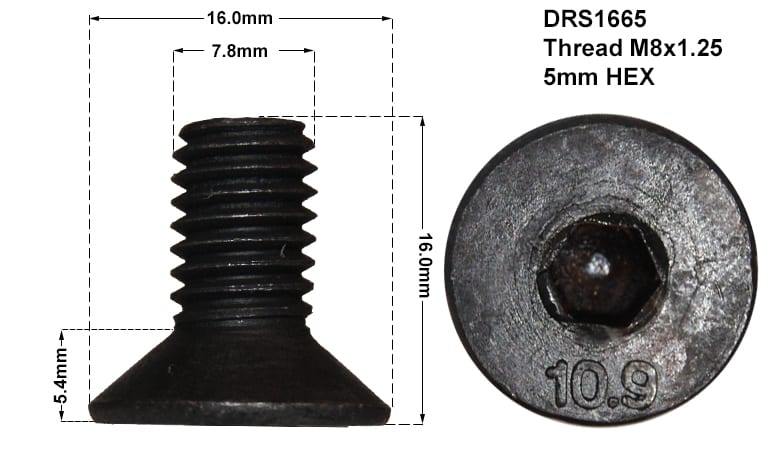 DISC RETAINING SCREW