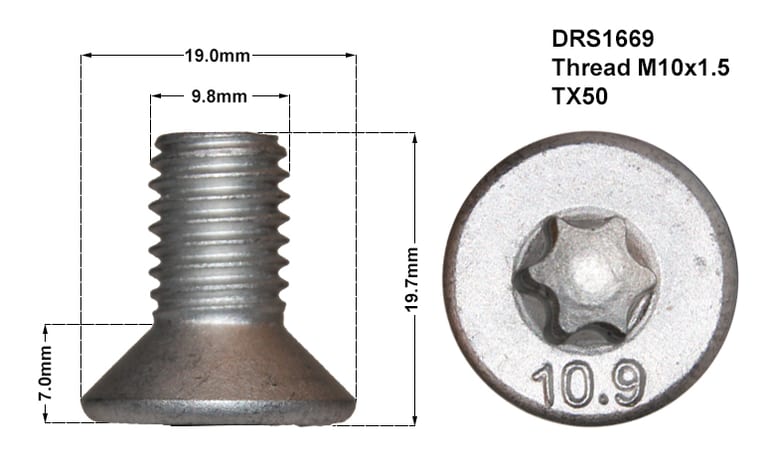 DISC RETAINING SCREW