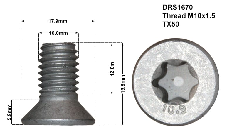 DISC RETAINING SCREW