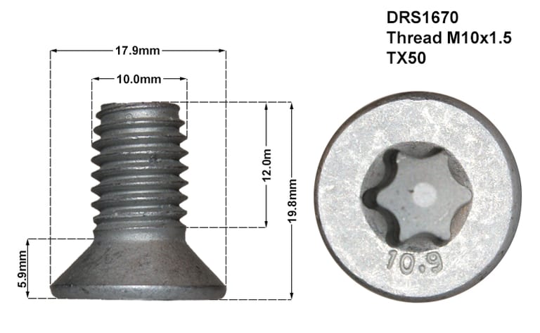 DISC RETAINING SCREW