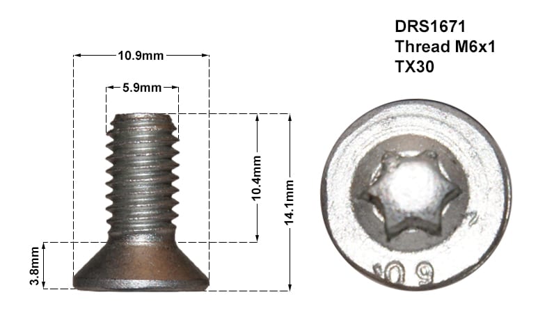 DISC RETAINING SCREW