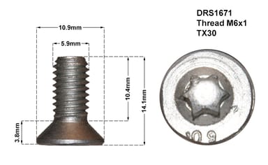 DISC RETAINING SCREW
