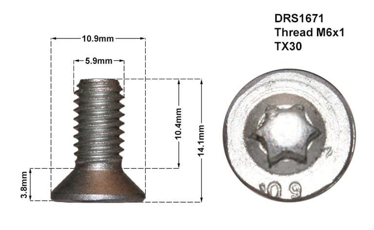 DISC RETAINING SCREW